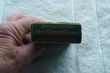 VERY early REMINGTON 220 SWIFT BOX WITH /WITH DOG BONE IMAGE FIRED CASES - 2 of 5