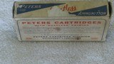 full box of original Peters rustless ammo cal 7mm mauser - 2 of 5