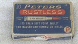 full box of original Peters rustless ammo cal 7mm mauser - 1 of 5
