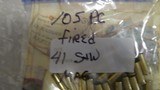 105 pieces of fired 41 S&W magnum brass - 1 of 3