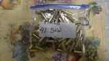 105 pieces of fired 41 S&W magnum brass - 2 of 3