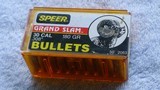 30 CALIBER 180 GR. SPEER GRAND SLAM BULLETS - 1 of 4