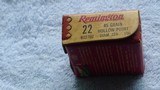EARLY BOX OF REMINGTON 45 GR. HP CAL.224 - 2 of 4