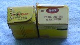 2 BOXES OF 22 CALIBER SPEER BULLETS FOR 22 HORNET - 4 of 4