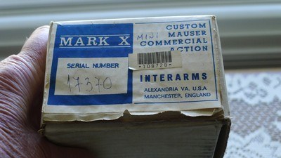 EARLY INTERARMS MINI MAUSER ACTION NEW IN THE BOX