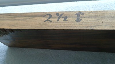 28 year old English walnut stock blank - Image 3 of 7