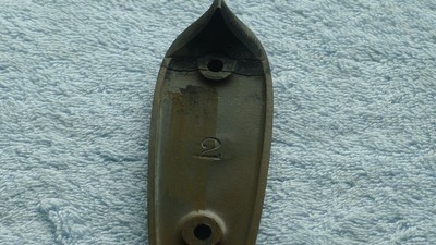 an original PAKER BROTERS DOGGD HEAD BUTT PLATE - Image 3 of 4