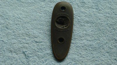 an original PAKER BROTERS DOGGD HEAD BUTT PLATE - Image 1 of 4