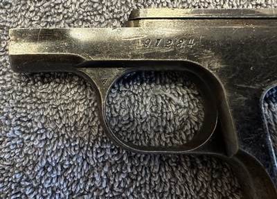 COLT MODEL 1903 STRIPPED FRAME AND COMPLETE SLIDE - Image 8 of 9