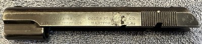 COLT MODEL 1903 STRIPPED FRAME AND COMPLETE SLIDE - Image 4 of 9