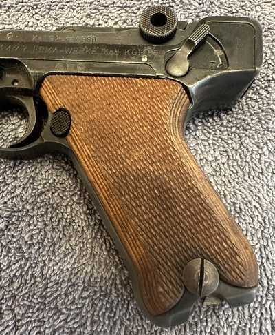 ERMA MODEL KGB 68A"BABY LUGER" .380 CALIBER (PARTS GUN) - Image 5 of 8