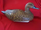 HAND CARVED HEN & DRAKE PINTAIL DECOYS - 6 of 6