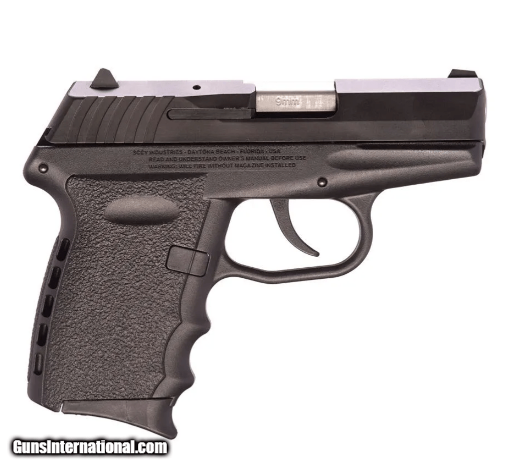 SCCY Industries CPX-2 CB Black Frame 9mm 3.1