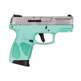 Taurus G2C 9mm Sub-Compact Pistol with Cyan Frame and Stainless Slide - 1-G2C939-12C - 1 of 1