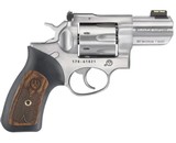 Ruger 01774 GP100 Standard Single/Double 357 Magnum 2.5" 7 rd Black Rubber w/Wood Insert Grip Stainless Steel 01774 - 1 of 1