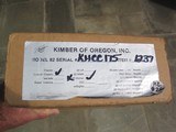 Kimber of Oregon M-82 Custom Classic 22K Hornet NIB (Rare only 76 Made) - 2 of 11