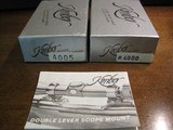 Kimber of Oregon Lever Rings NIBQuick Detachable M-82 M-84 M-89BGR Rings - 4 of 4