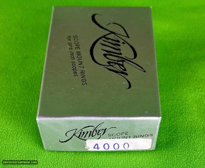 Kimber of Oregon Lever Rings Quick Release NIB for Grooved Receiver Actions - Image 2 of 3