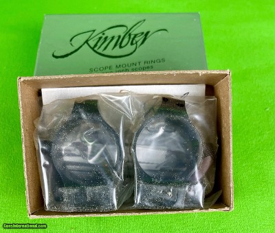 Kimber of Oregon Lever Rings Quick Release NIB for Grooved Receiver Actions - Image 3 of 3