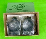 Kimber of Oregon Lever Rings Quick Release NIB for Grooved Receiver Actions - 3 of 3