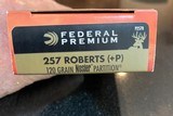 FEDERAL PREMIUM 257 Roberts (+P) Nosler Partition 120 Grain - 2 of 3