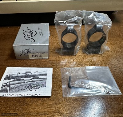 Kimber of Oregon Deluxe Rings Vertical Split for M-82, M-84 and BGR's