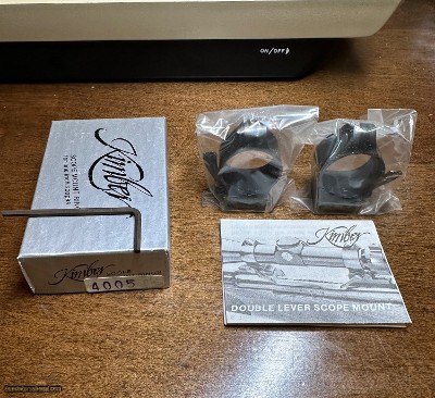 Kimber of Oregon Quick Release Scope Rings (Lever Rings) - Image 2 of 6