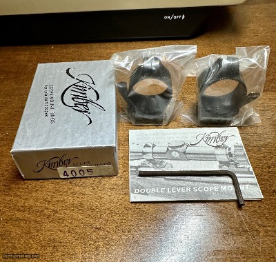 Kimber of Oregon Quick Release Scope Rings (Lever Rings) - Image 4 of 6