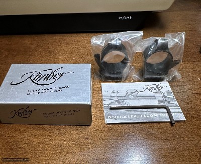 Kimber of Oregon Quick Release Scope Rings (Lever Rings) - Image 5 of 6