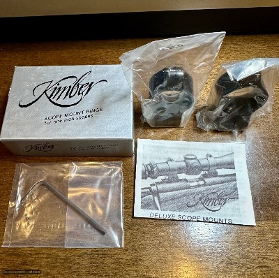 Kimber of Oregon (Matte finish) Deluxe Vertical Split Rings New Old Stock