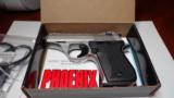 Phoenix Arms HP22SN
Satin Nickel New in the Box. - 1 of 7