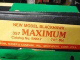 Ruger New Model Blackhawk
.357 