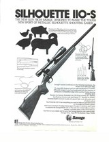 Savage 110-S Silhouette Rifle .308 WIN - 2 of 13