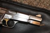1980 Browning Hi Power Nickel/ silver chrome finish 9mm First year belgium made
- 3 of 11