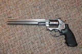 Smith and Wesson model 647 .17 HMR stainless revolver 8 3/8" - 1 of 9