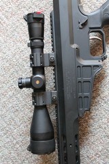 Barrett model 98B 338 lapua w/ hardcase 2 mags & Leupold Mark 4 4.5-14x50 30mm side focus - 3 of 6