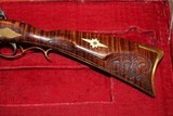 custom Miniature Flintlock muzzleloading rifle
.22 cal.
real working 28" long
engraved - 9 of 13