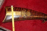 custom Miniature Flintlock muzzleloading rifle
.22 cal.
real working 28" long
engraved - 3 of 13