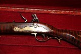 custom Miniature Flintlock muzzleloading rifle
.22 cal.
real working 28" long
engraved - 8 of 13