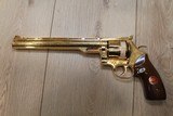 Dan Wesson model 44 2nd amendment Commemorative 44 magnum gold plated in display case 1 of 750 - 6 of 12