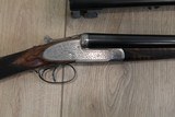 Sarasqueta Sidelock two barrel set 12ga Engraved H&H pattern - 12 of 15