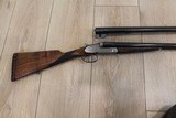 Sarasqueta Sidelock two barrel set 12ga Engraved H&H pattern - 10 of 15