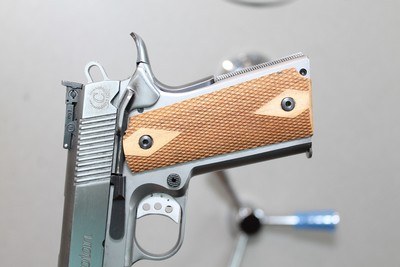Caspian model 1911 Long Slide 45 acp stainless - Image 9 of 10