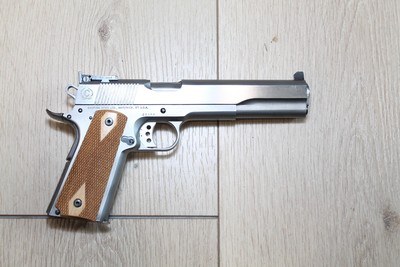 Caspian model 1911 Long Slide 45 acp stainless - Image 1 of 10