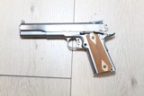 Caspian model 1911 Long Slide 45 acp stainless - Image 2 of 10