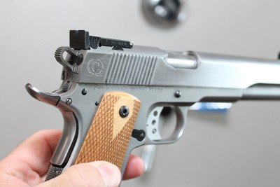 Caspian model 1911 Long Slide 45 acp stainless - Image 5 of 10