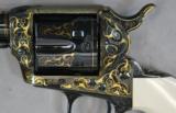 COLT, SAA Revolvers, Gold Inlayed & Engraved w/ Ivory Grips, Consecutive Pair, - 9 of 20