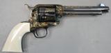 COLT, SAA Revolvers, Gold Inlayed & Engraved w/ Ivory Grips, Consecutive Pair, - 18 of 20