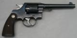 COLT, New Service Revolver, 6” x .38,w/ Box - 9 of 15