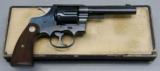COLT, New Service Revolver, Rare 5” x .38,
w/ Box + - 5 of 15